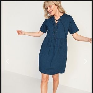 Old Navy Lace Up Dress
